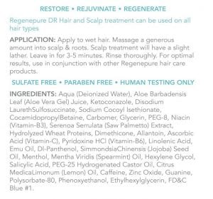 Regenepure DR Ingredients