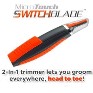 microtouch switchblade 2 in 1 hair trimmer