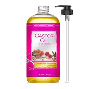 Does Pure Body Naturals Cold Pressed Castor Oil Work?