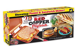Does the Red Copper Flipwich Grilled Sandwich & Panini Maker Work?
